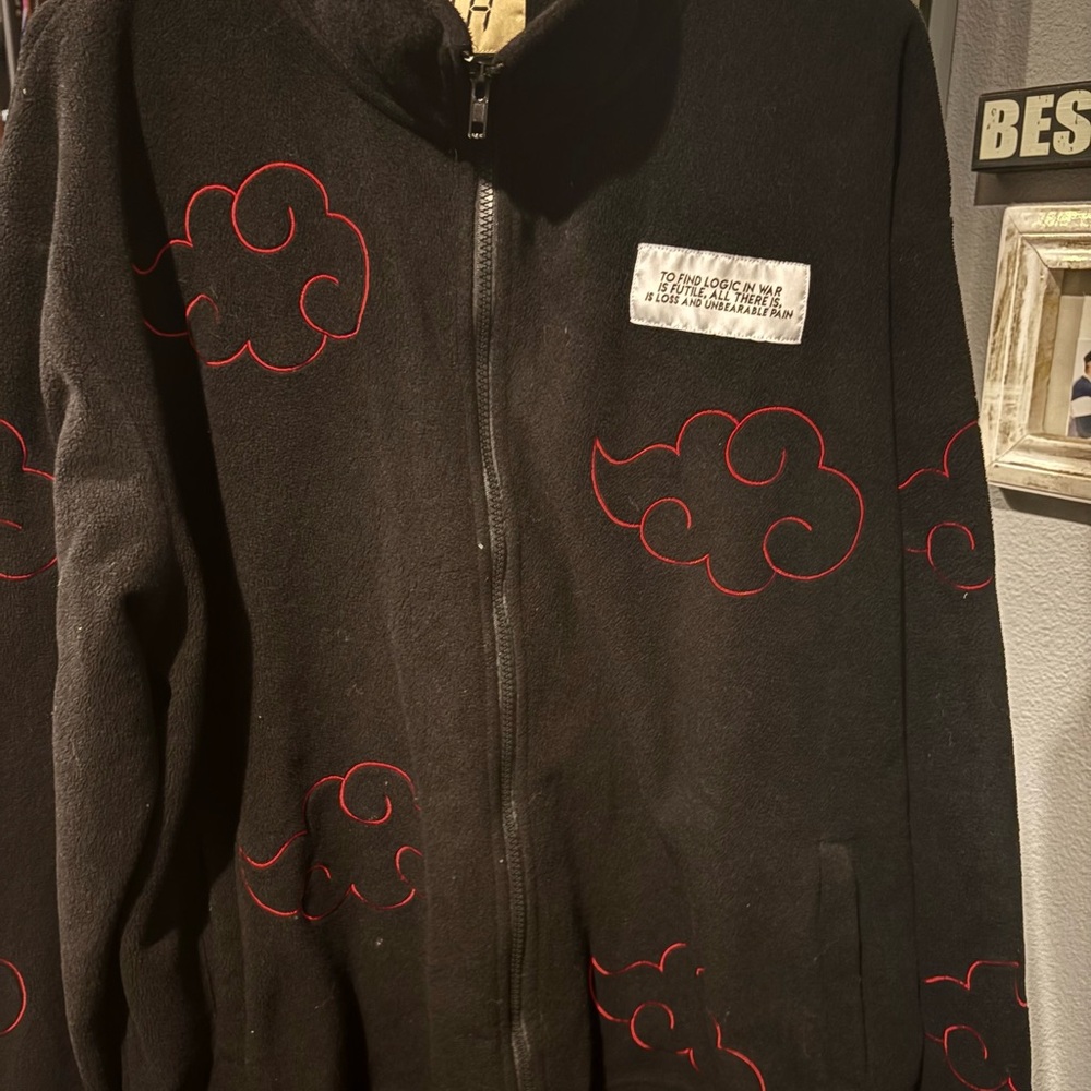Black and Red Naruto Jacket
